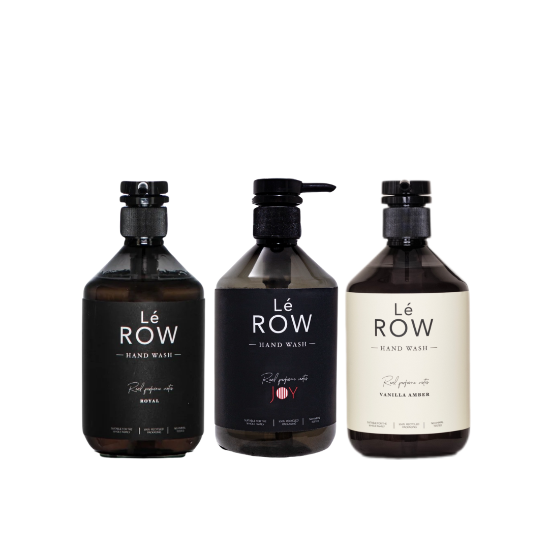 Set of 3 hand soaps with different scents