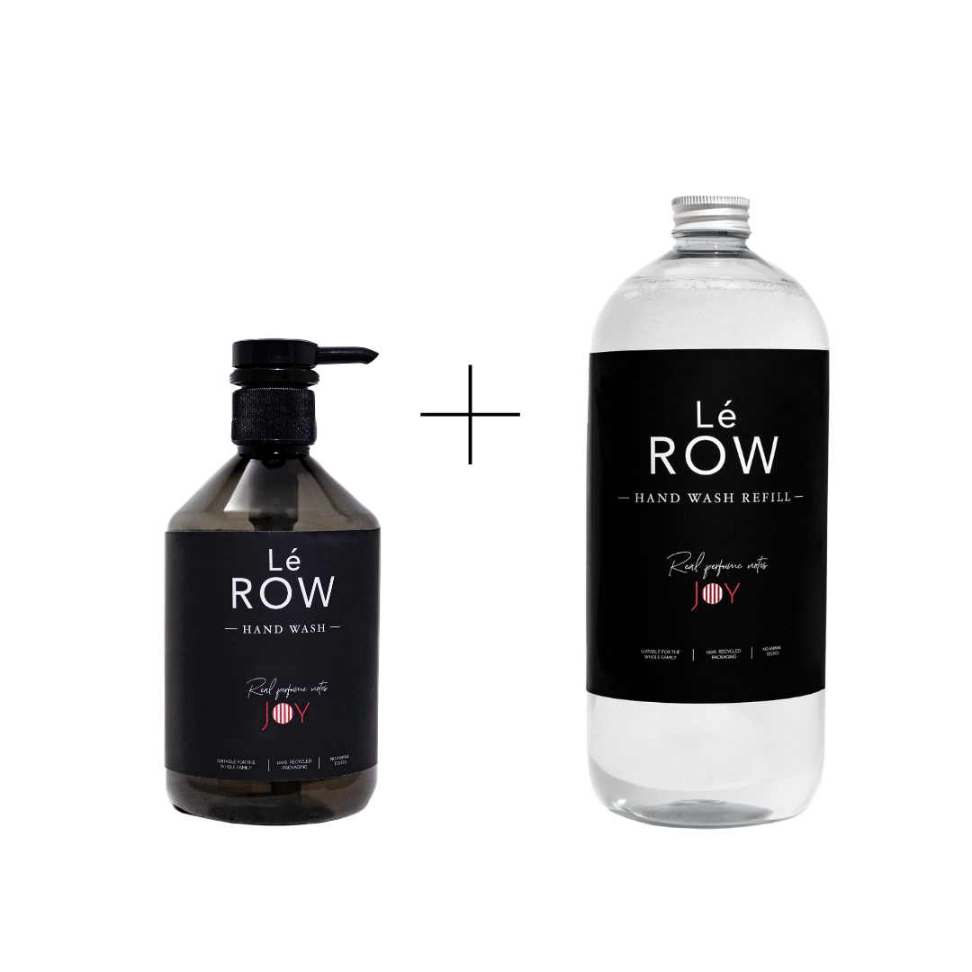 LE ROW hand soap JOY, 500ml + LE ROW hand soap replenishment JOY, 1000ml