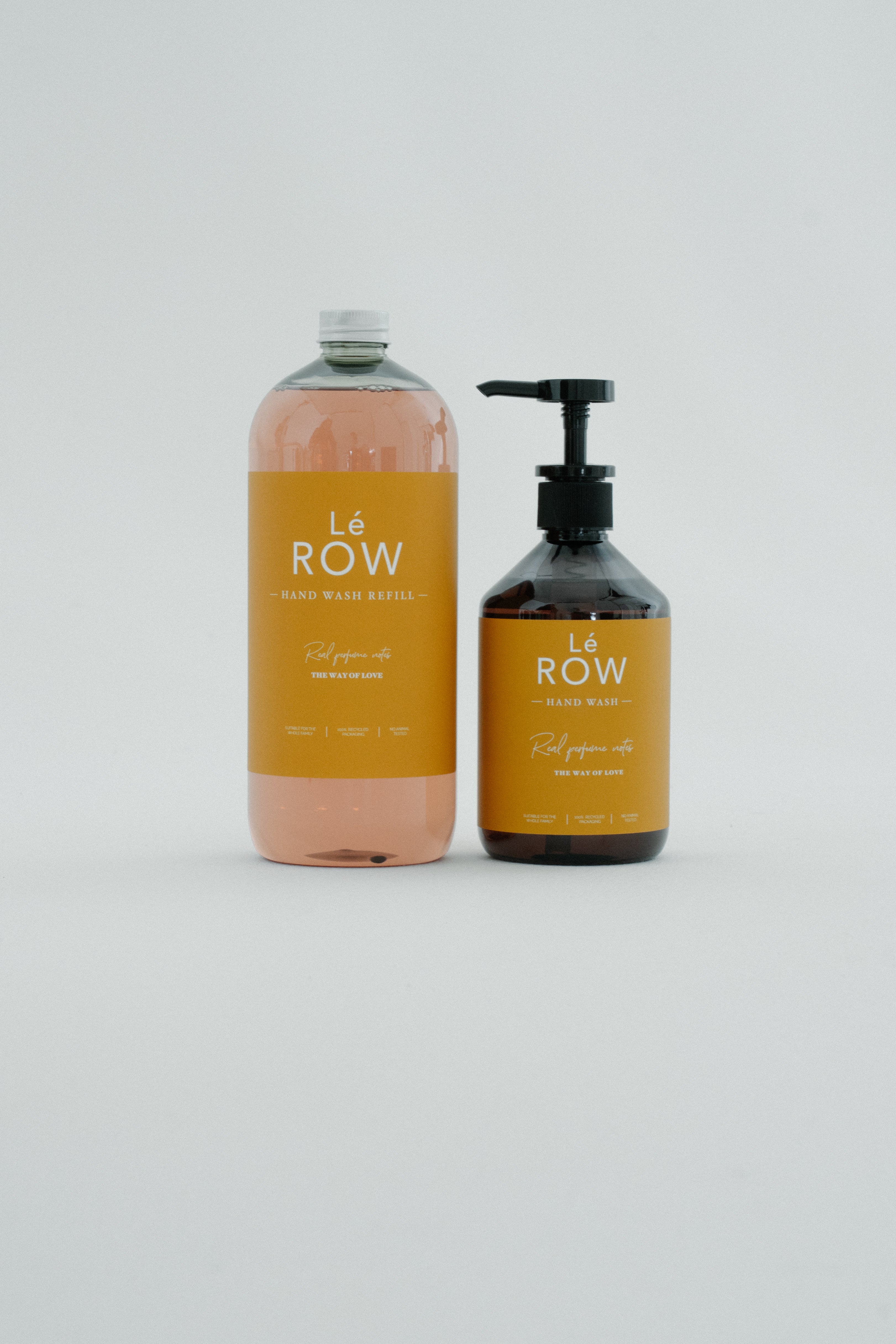 Rankų muilas THE WAY OF LOVE, 500ml + rankų muilo papildymas THE WAY OF LOVE, 1000ml