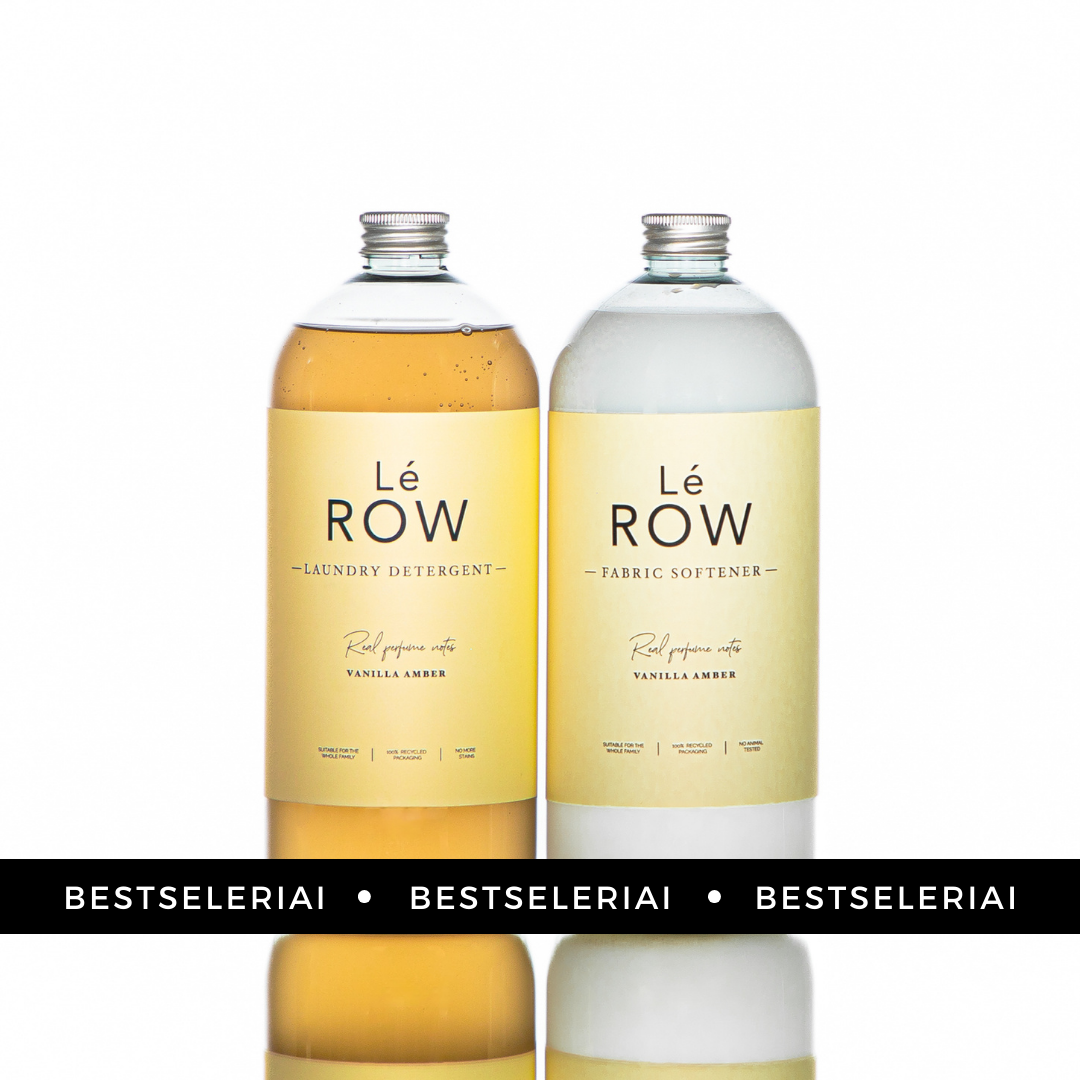 LE ROW kit VANILLA AMBER, 2x1000ml