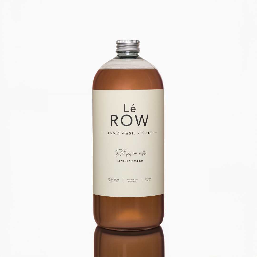 LE ROW rankų muilo papildymas VANILLA AMBER, 1000ml