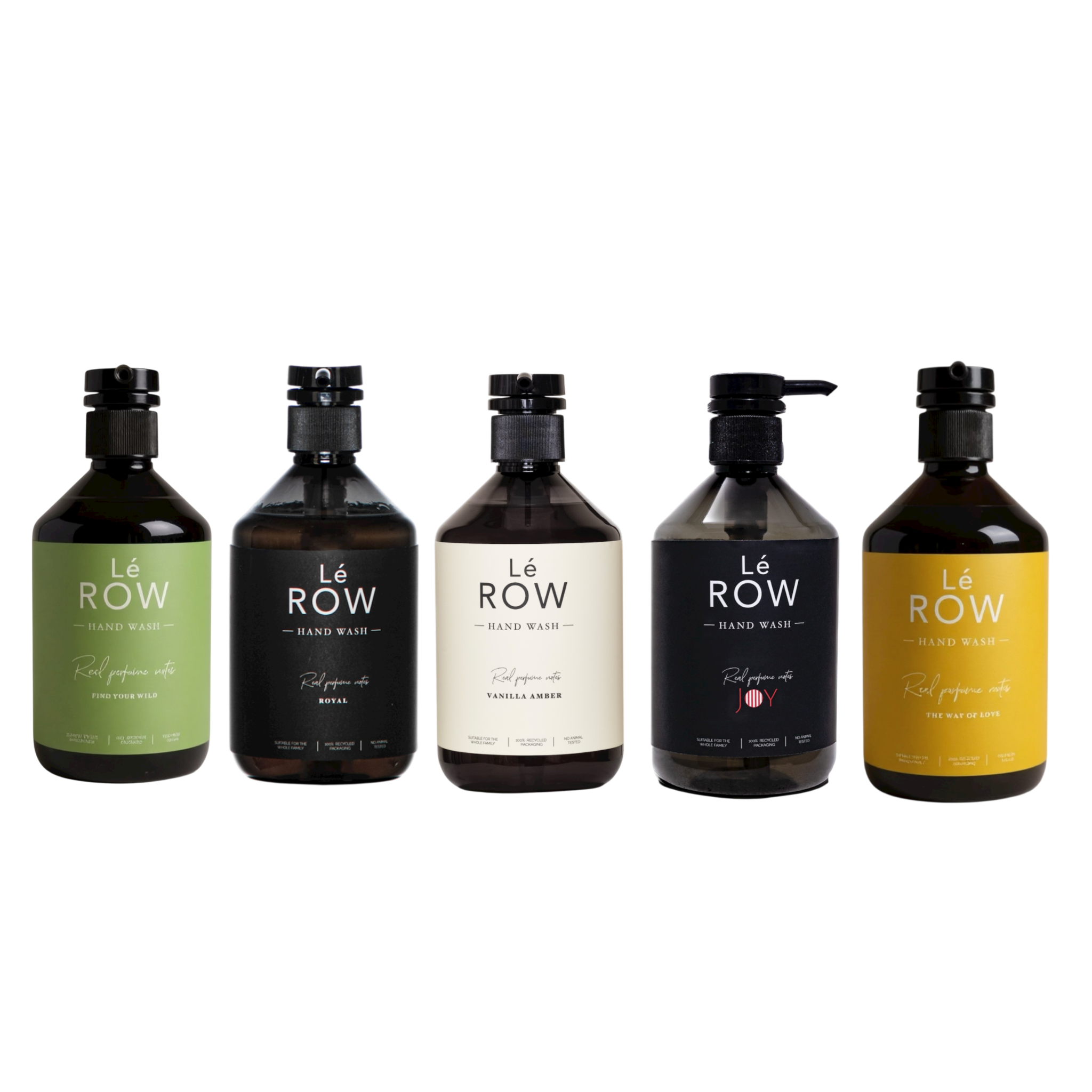 5 skirtingų kvapų rankų muilo rinkinys