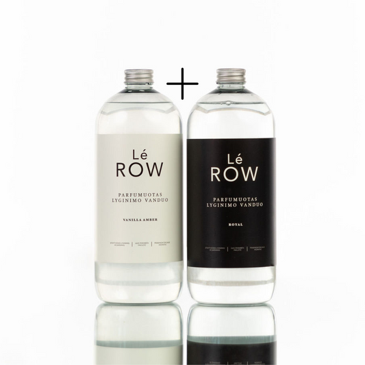 LE ROW perfumed ironing water ROYAL, 1000ml + LE ROW perfumed ironing water AMBER, 1000ml